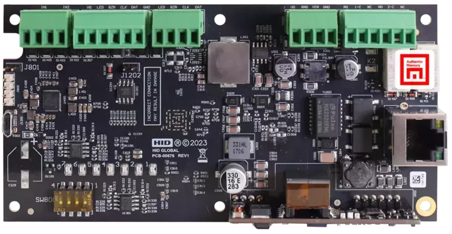 Iron Gate access control reader in black finish