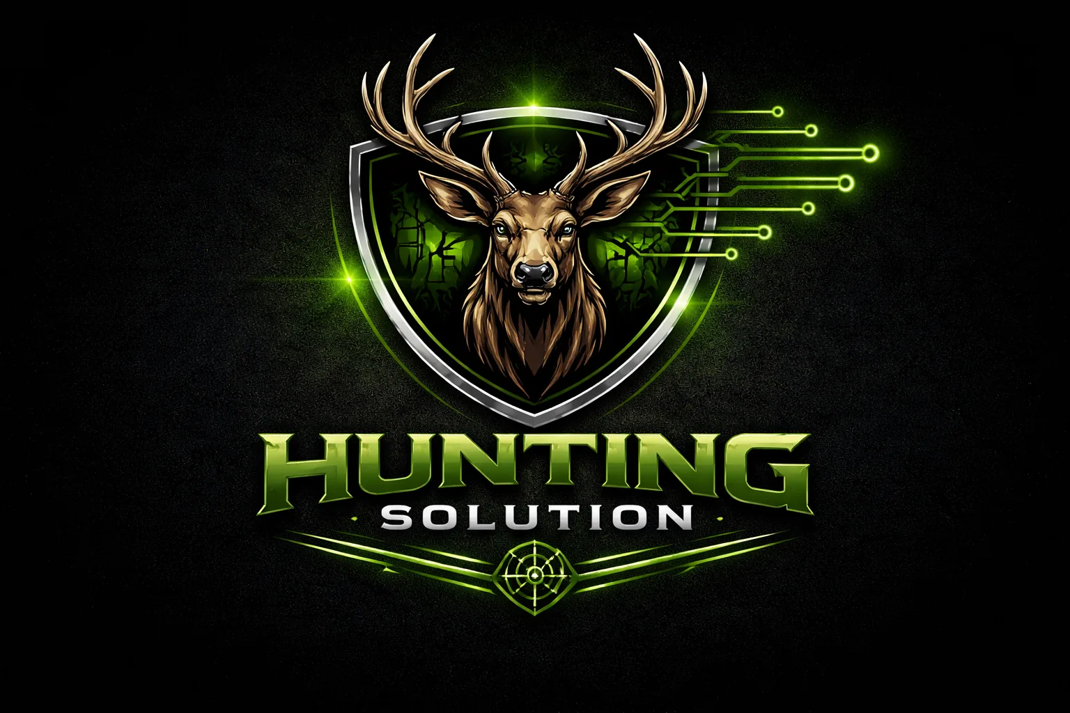 Hunting Solution rural security system logo